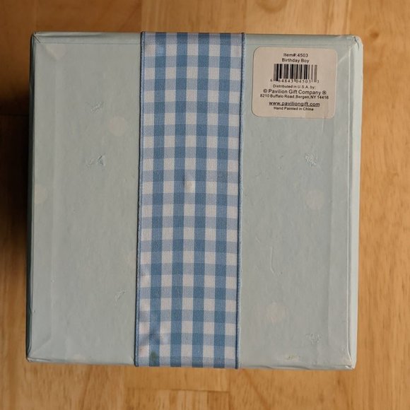 Cute As A Button, BIRTHDAY BOY Glass Ornament & comfort blanket - Picture 10 of 16